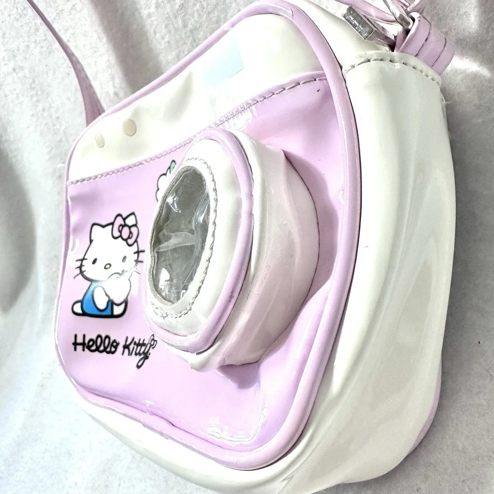 Sanrio Hello‎ Kitty Camera Purse Vinyl Novelty Adjustable Pink 3D